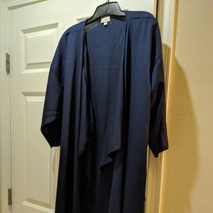 Lularoe Sheer Navy Shirley - L